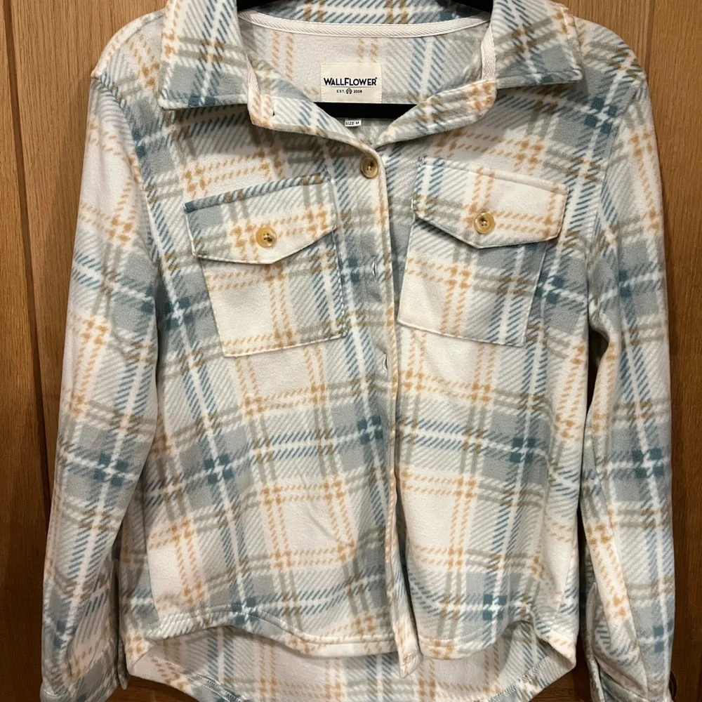 Fleece Button Up Shacket - Picture 1 of 1